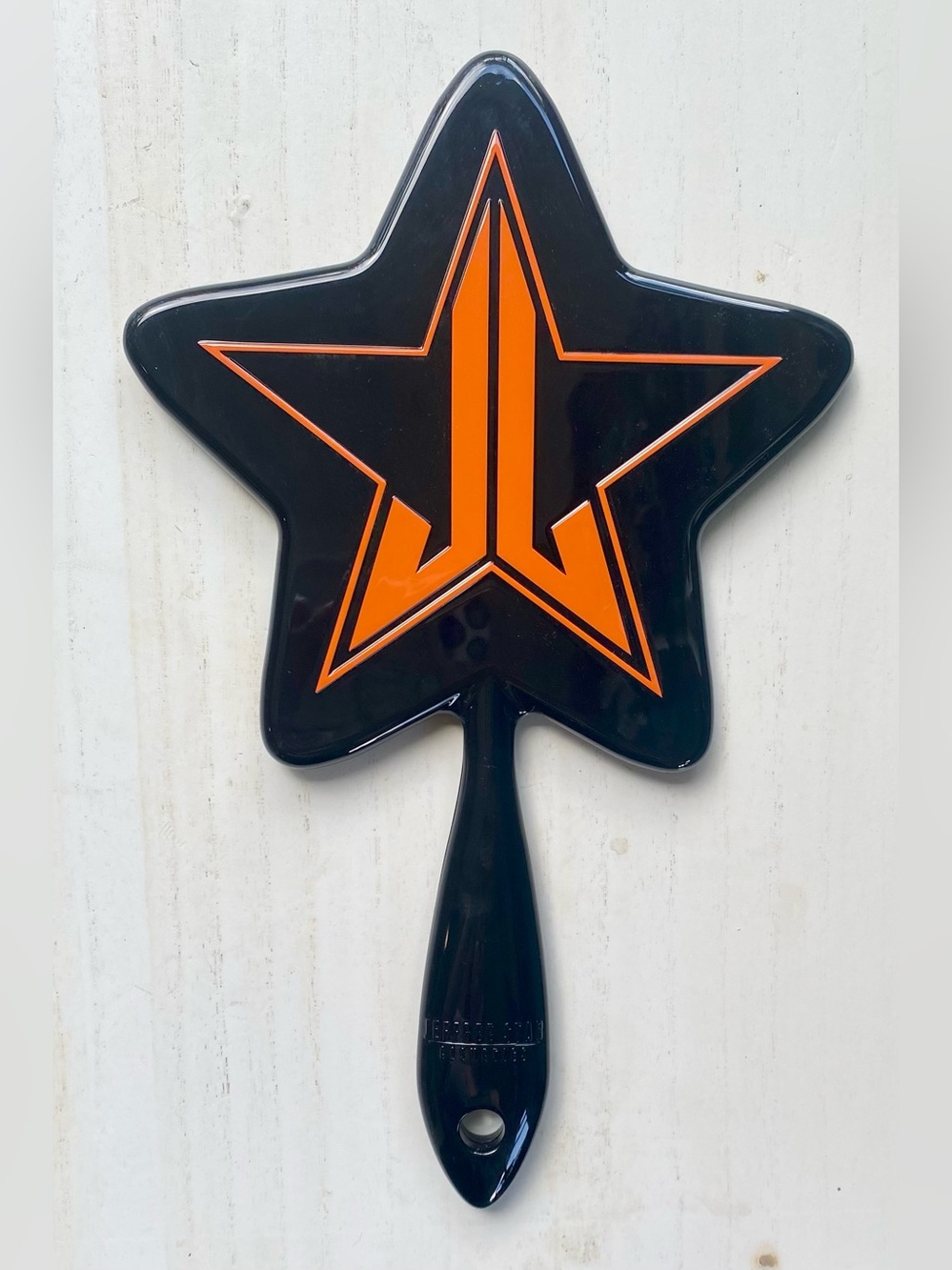 Jeffree Star Halloween Black + Orange Star Shaped Hand Mirror